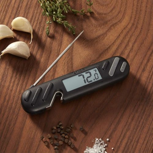  Taylor Precision Product Digital Folding Probe Thermometer with Bottle Opener, 40°F to 392°F, Black: Kitchen & Dining