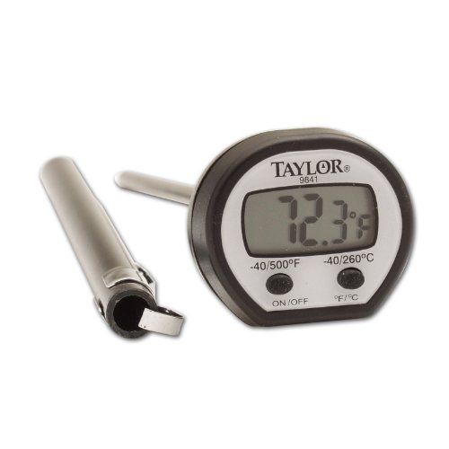  Taylor Precision Products High Temperature Digital Thermometer: Taylor Digital Meat Thermometer: Kitchen & Dining