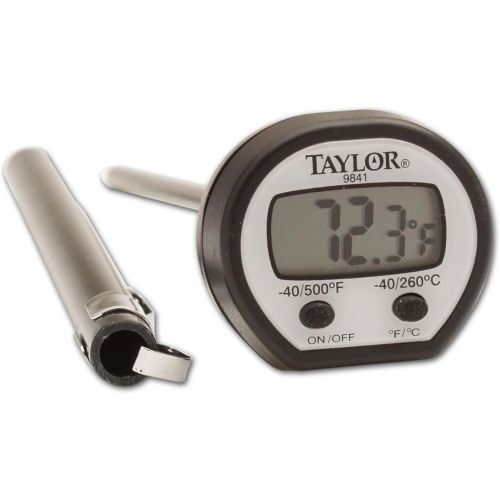  Taylor Precision Products High Temperature Digital Thermometer: Taylor Digital Meat Thermometer: Kitchen & Dining