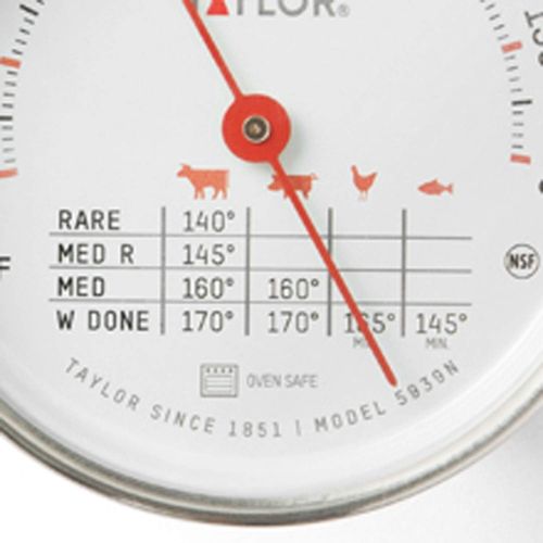  Taylor Precision Products 3 Inch Leave-in Meat/Roast Thermometer, 1 EA, Silver: Instant Read Thermometers: Kitchen & Dining