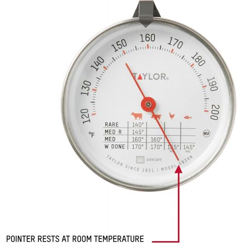  Taylor Precision Products 3 Inch Leave-in Meat/Roast Thermometer, 1 EA, Silver: Instant Read Thermometers: Kitchen & Dining