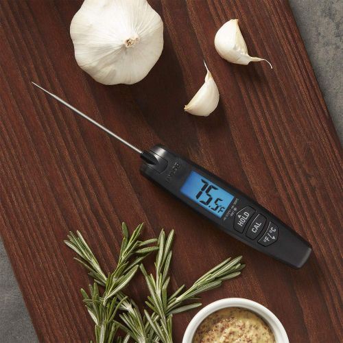  Taylor Precision Products Digital Turbo Read Thermocouple Thermometer with Folding Probe, Black: Taylor Timer Sur La Table: Kitchen & Dining