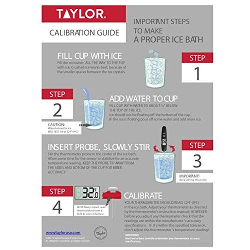  Taylor Precision Products Digital Instant Read Pocket Thermometer: Kitchen & Dining