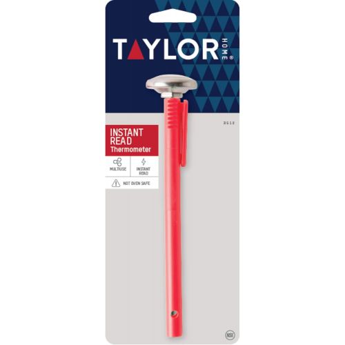  Taylor Precision Products 3512 Instant Pocket Thermometer, 0-220 Deg F, 1 in Red: Kitchen Thermometer: Kitchen & Dining