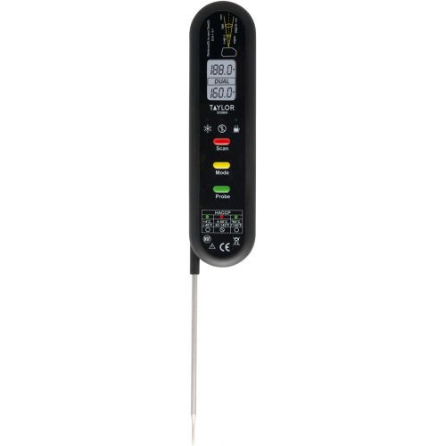  Taylor Precision Products Splash-Proof Dual Temperature Infrared/Thermocouple Thermometer: Kitchen & Dining