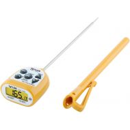 Taylor Precision Products Compact Waterproof Digital Thermometer, 4.5 Inch Stem, Yellow