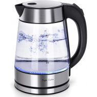 [아마존베스트]Glass Hot Water Kettle Electric for Tea and Coffee 1.7 Liter Fast Heating Element with Auto Shutoff and Boil Dry Protection Taylor Swoden