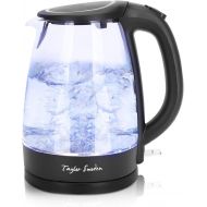 Taylor Swoden Electric Kettle 1.7L Glass Electric Tea Kettle, 1500W Hot Water Kettle Electric Cordless Water Boiler & Heater with LED Light, Auto Shut-Off & Boil-Dry Protection, BP