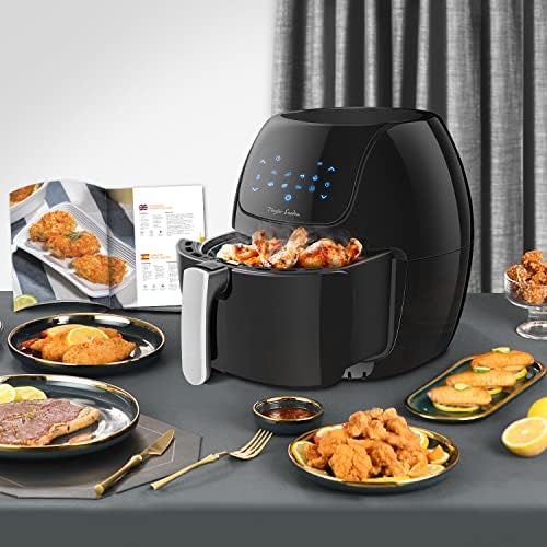  Taylor Swoden Sunbeam XXL Hot Air Fryer, 7 L Airfryer, 1800 W Fryer without Oil for 4 6 People, Digital LED Touch Screen, 8 Programmes, Automatic Shut Off