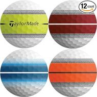 TaylorMade Men's Tour Response Stripe Golf Balls - Multi