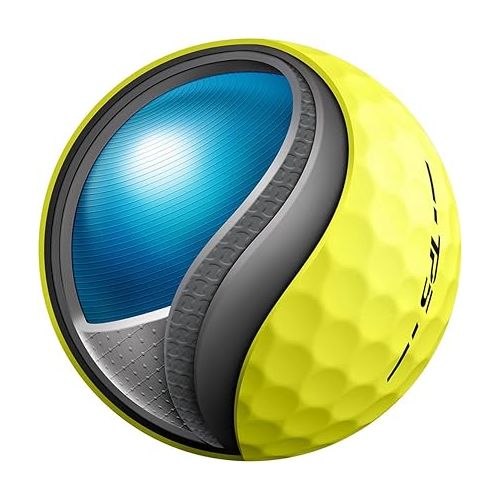  TaylorMade Men's TP5 Golf Balls '24 - Yellow