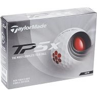 TaylorMade TP5 & TP5x Golf Balls (White, Yellow, Pix)