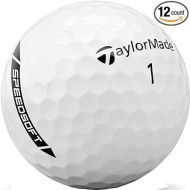 TaylorMade Men's SpeedSoft Golf Balls - White