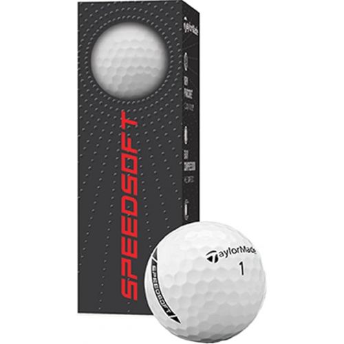  TaylorMade Men's SpeedSoft Golf Balls - White