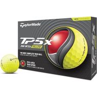 TaylorMade Golf 2024 TP5x Golf Balls Yellow One Dozen