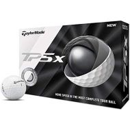 [아마존 핫딜] [아마존핫딜]TaylorMade TP5x Golf Balls, White (One Dozen)