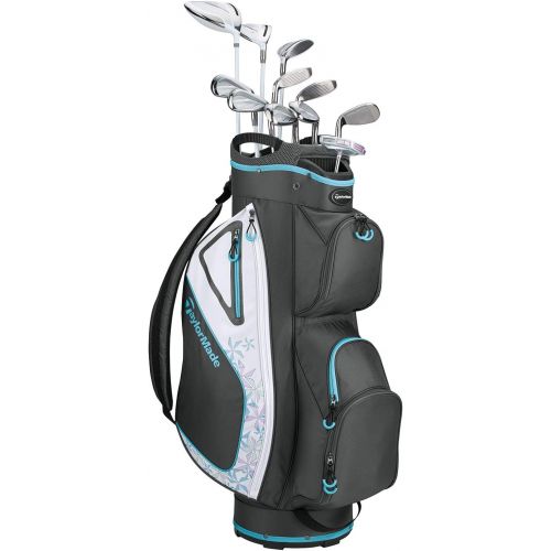  [아마존베스트]TaylorMade Golf Kalea Complete Golf Set (Dr, 3FW, 5FW, 5H, 6H, 7-PW, SW, Putter, Bag)