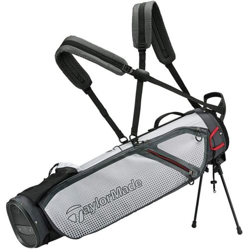  [아마존베스트]Taylor Made 2020 Quiver Ultra Lite Golf Stand Bag Grey/Black