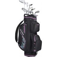 TaylorMade Golf Kalea Complete Golf Set (Dr, 3FW, 5FW, 5H, 6H, 7-PW, SW, Putter, Bag)