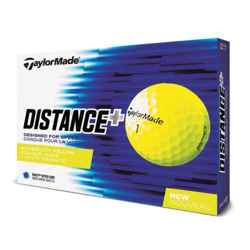  TaylorMade Distance+ Yellow Golf Balls
