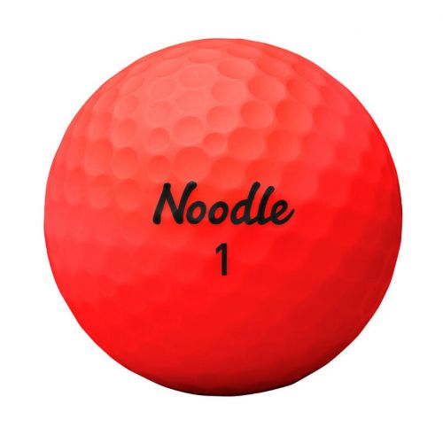  TaylorMade Noodle Neon Matte Red Golf Balls
