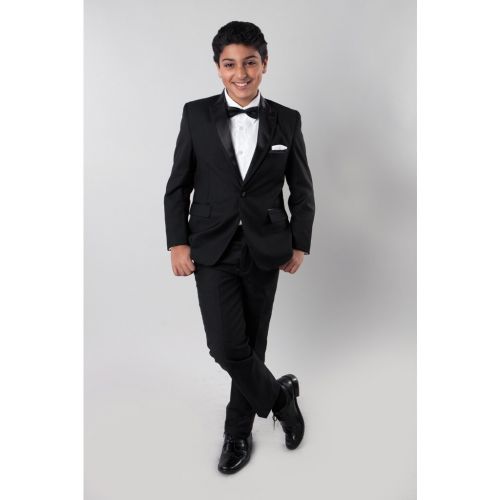  Tazio Boys Black 4-piece Suit by TAZIO