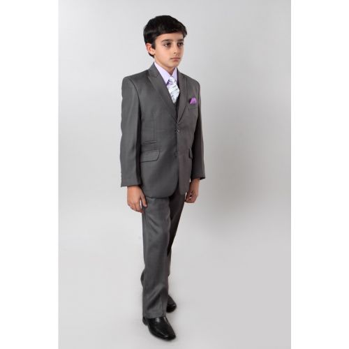  Tazio Boys Grey 5-piece Suit by TAZIO