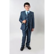 Tazio Boys 6-piece Sharkskin Suit