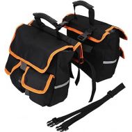 Bicycle Panniers For Rear Rack,Detachable Bike Rear Saddle Bag ycle Trunk Pannier Carrier Bag with Adjustable Hooks,Carrying Handle Pannier Bags For Bikes bike panniers