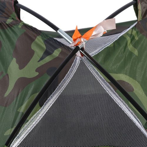  Tbest 1/2/3-4 Personen Camping Kuppelzelt Dome Zelt Familienzelt Campingzelt Outdoor Camouflage UV Schutz Wasserdicht 3-4 Personen Zelt fuer Familie Camping Wandern