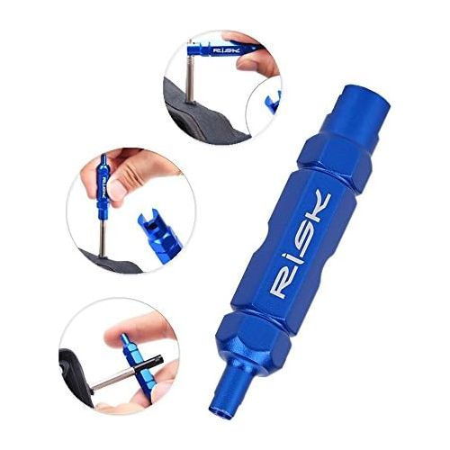  [아마존베스트]T-best Valve Core Remover Removal Tool For Presta, Bicycle Tube Tire Valve Remove Repair Tools For Mtb Road Bicycle Bike - Bule