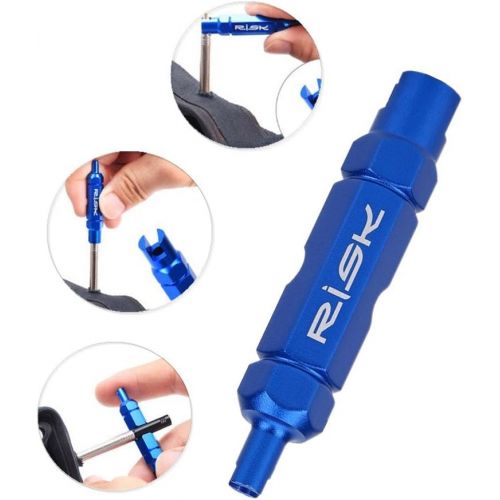  [아마존베스트]T-best Valve Core Remover Removal Tool For Presta, Bicycle Tube Tire Valve Remove Repair Tools For Mtb Road Bicycle Bike - Bule