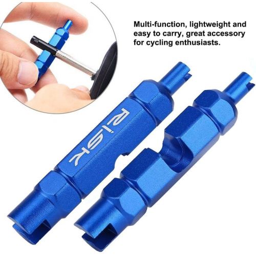  [아마존베스트]T-best Valve Core Remover Removal Tool For Presta, Bicycle Tube Tire Valve Remove Repair Tools For Mtb Road Bicycle Bike - Bule