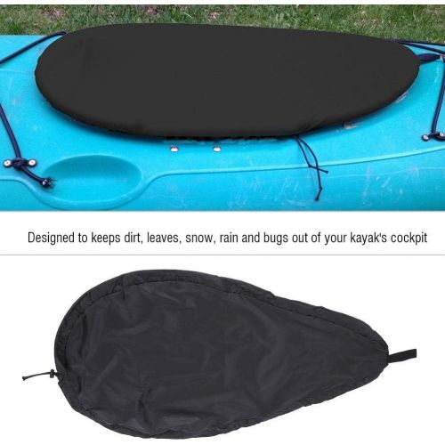  [아마존베스트]T-best Kayak Cockpit Cover,Universal Fit Blocking Canoe Storage Dust Sunblock Cover Kayak Cockpit Protector for Fishing Boat, Hobie Pro Angler, Rowing Shell & Paddle Board