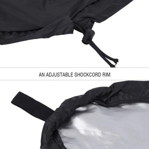  [아마존베스트]T-best Kayak Cockpit Cover,Universal Fit Blocking Canoe Storage Dust Sunblock Cover Kayak Cockpit Protector for Fishing Boat, Hobie Pro Angler, Rowing Shell & Paddle Board