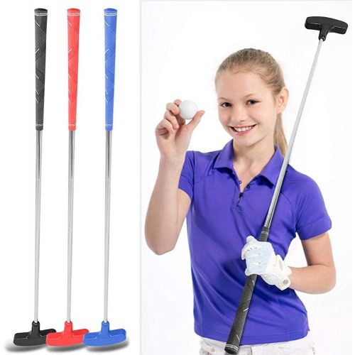  Tbest Golf Putters Kids Junior Stainless Steel Golf Club Putter 31inch Mini Rubber Head Golf Putters for Children Ages 3-5 6-8 9-12