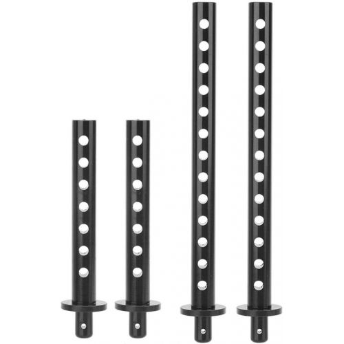  Tbest RC Car Shell Column, 4Pcs RC Shell Column for RGT 1/10 EX86100 RC Car Replace Parts(Black)