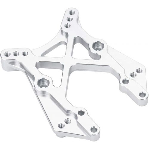  Tbest Shock Tower, 1:10 Scale Remoted Control Front Shock Tower RC Crawler Part Accessory for ECX Series 2WD RC Hobby Model 1/10 Car(Silver F-ECX1020S)