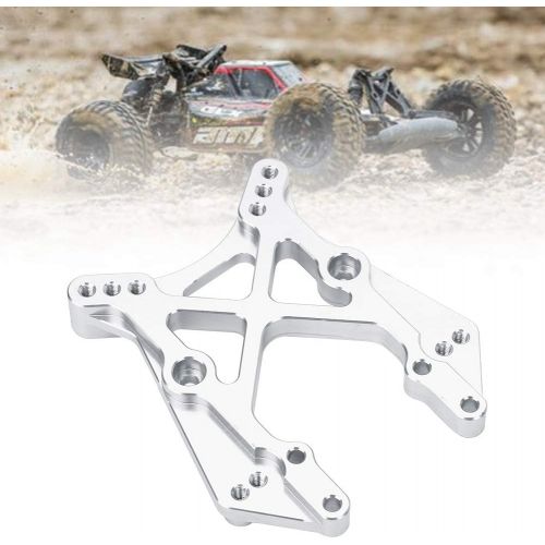  Tbest Shock Tower, 1:10 Scale Remoted Control Front Shock Tower RC Crawler Part Accessory for ECX Series 2WD RC Hobby Model 1/10 Car(Silver F-ECX1020S)