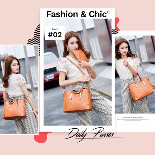  [아마존 핫딜]  [아마존핫딜]TcIFE Purses and Handbags for Womens Satchel Shoulder Tote Bags Wallets