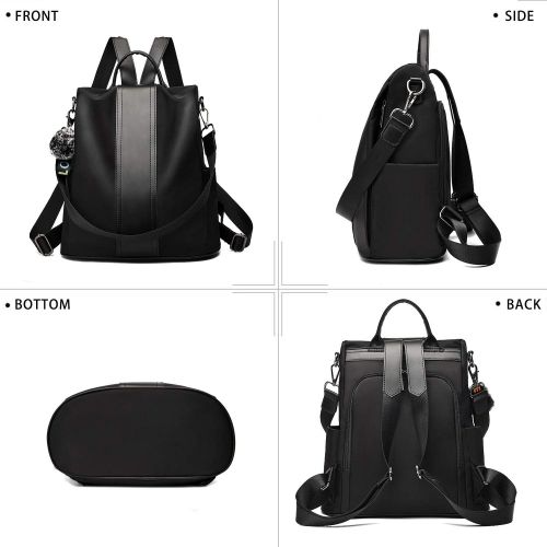  TcIFE Backpack Purse for Women Fashion School Purse and Handbags Shoulder Bags Nylon Anti-theft Rucksack