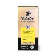 Tchibo Ground Coffee - Rost Frisch Morning Blend - Lightly Roasted Arabica Beans with Delicate Hints of Dark Chocolate - Intensity 3/6, Acidity 2/6, Roast Level 2/6-12 oz - Pack of 1