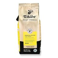 Tchibo Whole Bean Coffee - Rost Frisch Morning Blend - Lightly Roasted Arabica Beans with Delicate Hints of Dark Chocolate - Intensity 3/6, Acidity 2/6, Roast Level 2/6-12 oz - Pack of 1