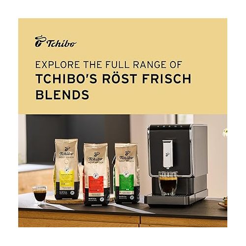  Tchibo Whole Bean Coffee - Rost Frisch Morning Blend - Lightly Roasted Arabica Beans with Delicate Hints of Dark Chocolate - Intensity 3/6, Acidity 2/6, Roast Level 2/6-12 oz - Pack of 1