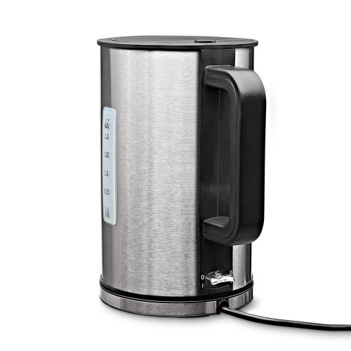  Tchibo Express Wasserkocher aus Edelstahl, 1,7 Liter, 3000 Watt, schwarz/silber