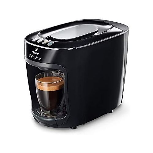  [아마존베스트]Tchibo Cafissimo Mini Coffee Capsule Machine (for Coffee, Espresso, Caffe Crema and Tea) Black (Midnight Black)