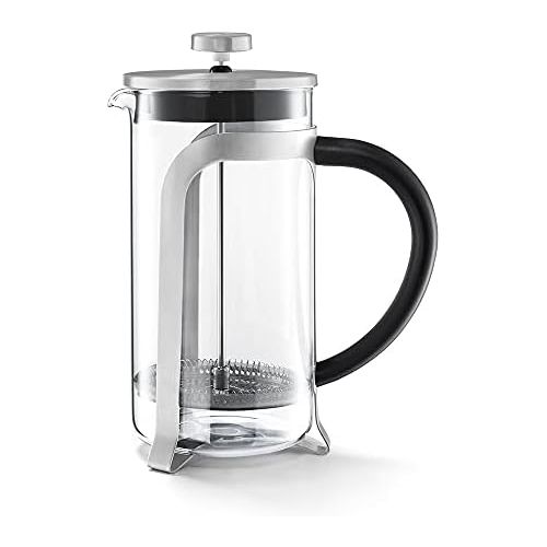  Tchibo French Press / Sieve Stamp for Manual Coffee Making, Silver, Heat Resistant for 800 ml