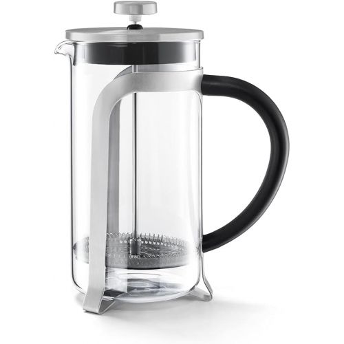  Tchibo French Press / Sieve Stamp for Manual Coffee Making, Silver, Heat Resistant for 800 ml