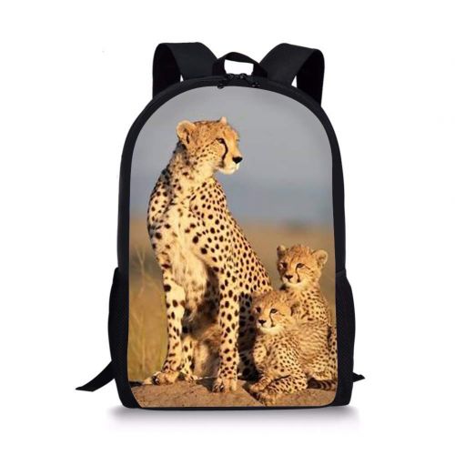  Tdou Bags African Cheetah Kids School Backpack For Elementary Girl Boy