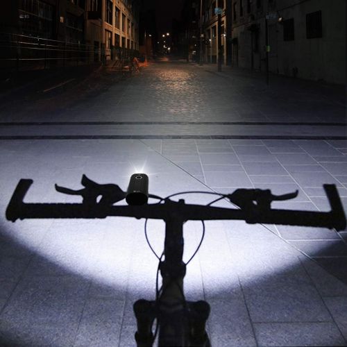  [아마존베스트]Te-Rich Rechargeable Bike Lights Front and Back - Ultra Bright Bicycle Headlight and Taillight Set, Quick Release Cycling Flashlight, Road/Mountain/City Bike Accessories for Men/Wo